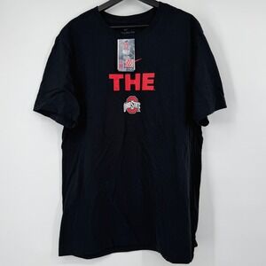 NEW Nike Ohio State Buckeyes THE T-Shirt Mens XL Black Red Graphic Logo NWT